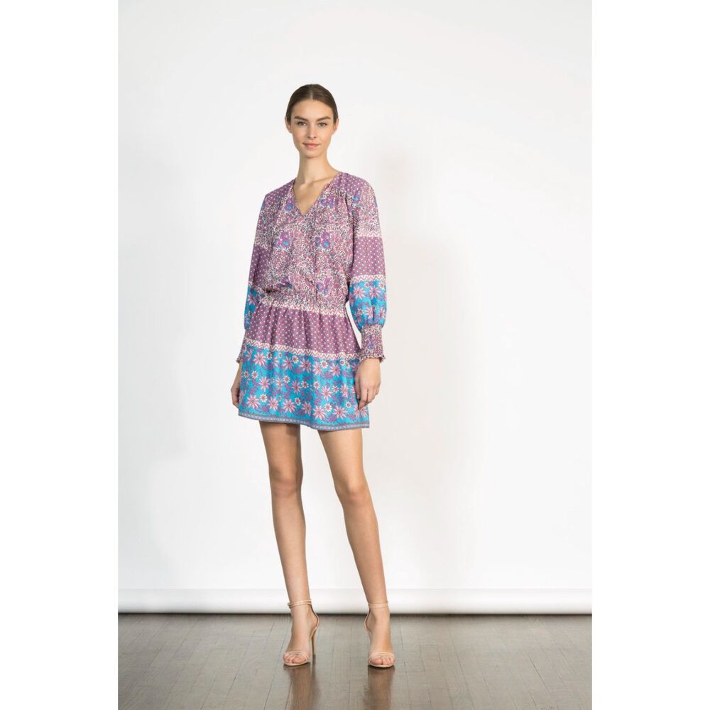 Shoshanna Torrance Floral Mini Dress in Size 8 Boho Bohemian Beach Dress